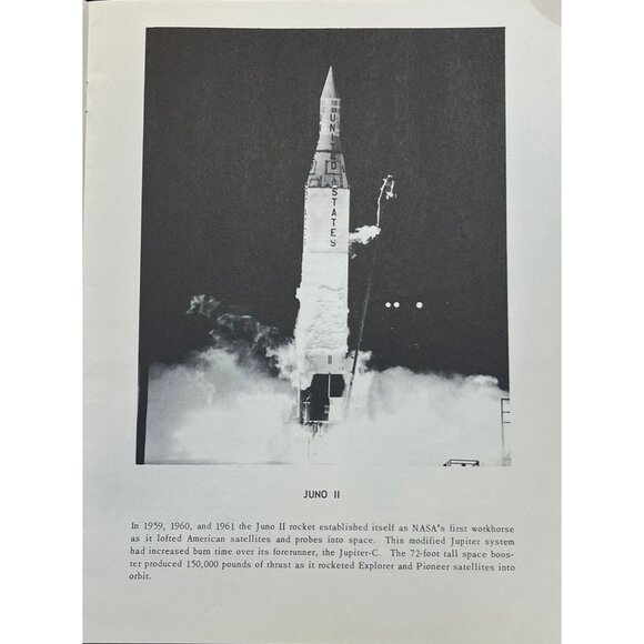 Vtg 1960's NASA Booklet "United States Launch Vehicles For Peaceful Exploration - Picture 5 of 6